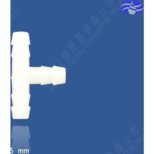 5mm Tee plastic pipe connector,hose connector,pipe fittings,pipe coupling
