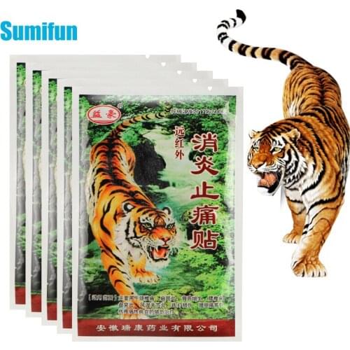 8pcs Tiger Balm Pain Relief Patch Rheumatoid Arthritis Joint Back Analgesic Sticker Arthritis Joint Herbal Medical Plaster C344