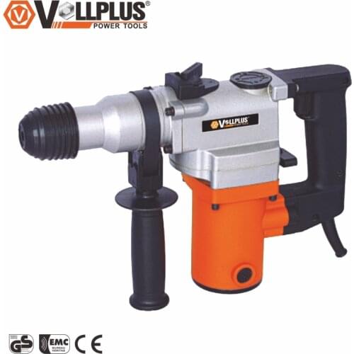 Vollplus Vprh2001 Stocked Product 26mm 850w 3 Function Max Electric Pneumatic Rotary Hammer Sds Drill, moq 1ctn, spot goods