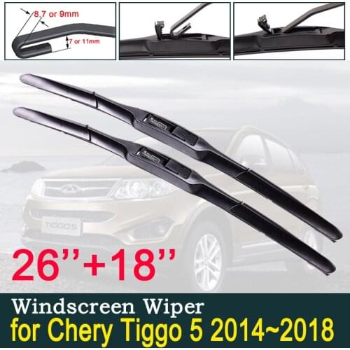 Car Wiper Blade for Chery Tiggo 5 2014~2018 Grand Tiggo 5 DR6 EVO6 Car Wiper Blade Windscreen Windshield Wipers Car Accessories