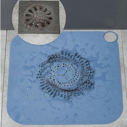 Silicone Floor Drain Prevent Hair Tangling Anti Odor Floor Drain 28CM Sink Water Stopper Silicone Filter Floor Bathroom Sink