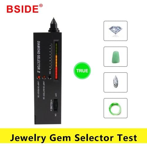 LED Diamond Indicator Tester Professional High Accuracy Diamond Tester Jewelry Gem Selector Test Pen Thermal Conductance Meter