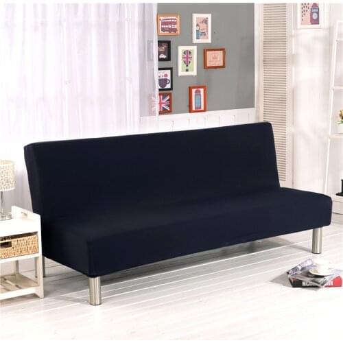 Universal Armless Sofa Bed Cover Folding Modern seat slipcovers stretch covers cheap Couch Protector Elastic Futon Spandex Cover