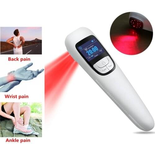 Pain Relief Cold Laser Therapy, Portable Powerful 3pcs 808nm 13pcs 650nm Handheld Pain Reliever Device,for Joint and Muscle Pain