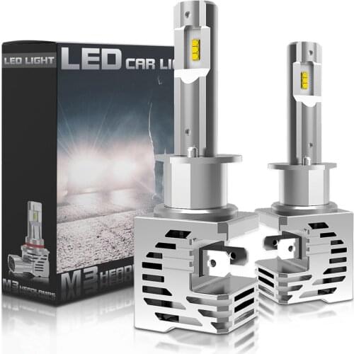 1:1 Original Design 16000LM H1 H3 LED Headlight Bulb 6000K White Bulb Lamp Automobile Car Light 12V 24V Super Universal Led New