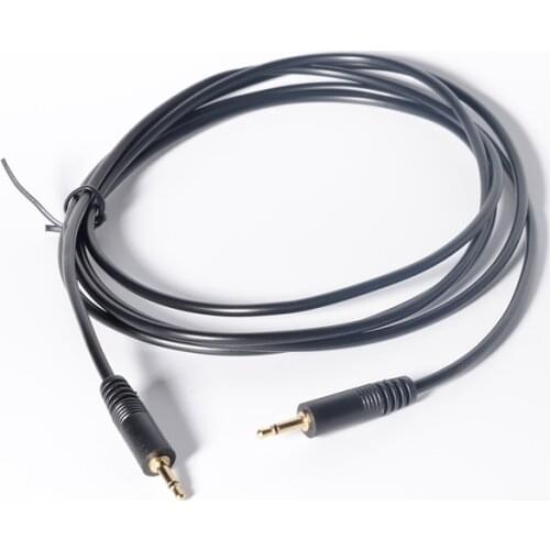 2.5 mm 2Pole Single Channel Cable 1.8m 2.5mm Mono Male to male Single pole