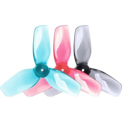 20pcs/10pairs HQ 31mmx3 1.22inch 3 blade/tri-blade propeller prop compatible Alpha A65 frame for FPV drone part