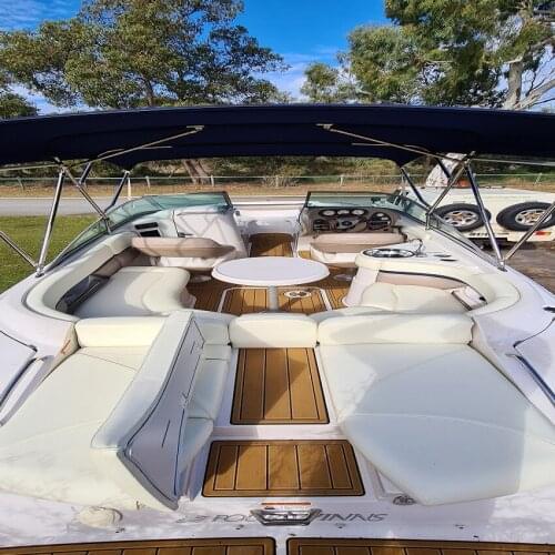 2005 Four Winns Horizon 230 Swim Step & Cockpit Pad Boat EVA Teak Decking 1/4" 6mm
