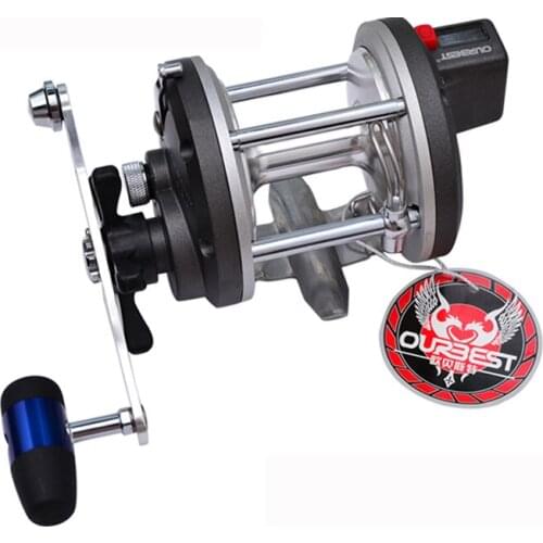 4BB 4.2:1 PUNCH820 Trolling Reel With Line Counter Big Game Fishing Reel Ocean Boat Reels Jigging Boat Electric Counter Wheel
