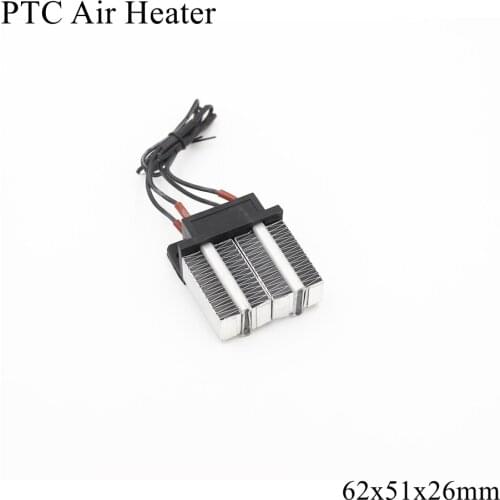 62x51x26mm 220V 150W PTC Heater Ceramic Thermistor Air Heating Mini Outdoor Heaters Induction Aquarium Car Film Plate Insulated
