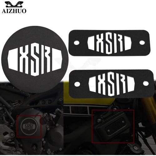 Motorcycle Aluminum Fuse Tops Plates Powder Coated Clutch Cover Top Box Black FOR YAMAHA XSR XSR900 XSR 900 2016 2017 2018-2021