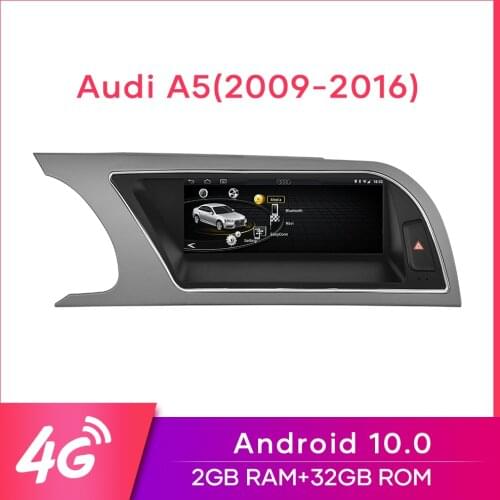 MCWAUTO For Audi A5 2009 - 2016 Android 10.0 Car Radio 8.8 inches Car Multimedia Player GPS Navigation DSP 4G IPS AutoRadio