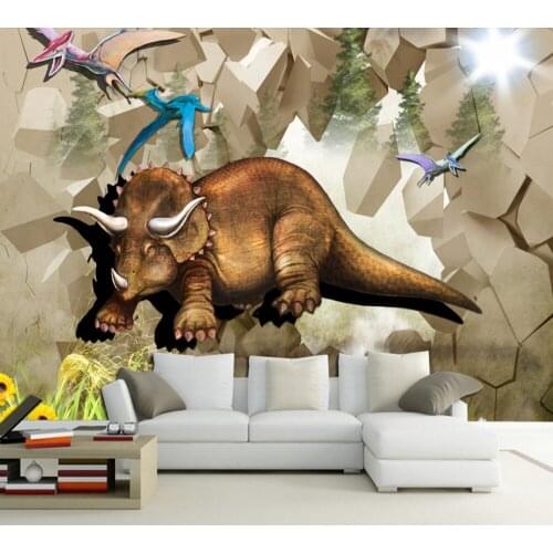 Free Shipping 3D Custom Cartoon Background Wall Painting Personality TV Sofa Background Wall Decoration Children Room Mural