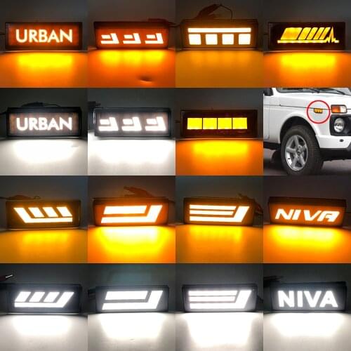 For Lada Niva 4x4 1995 2 x Super Bright Front Parking Front Side Marker Light Bulb Lamp Car Styling Amber Light