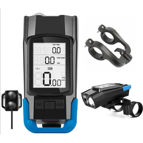 USB Bike Light Bicycle Horn Flashlight Led Front Lights Cycling Headlight