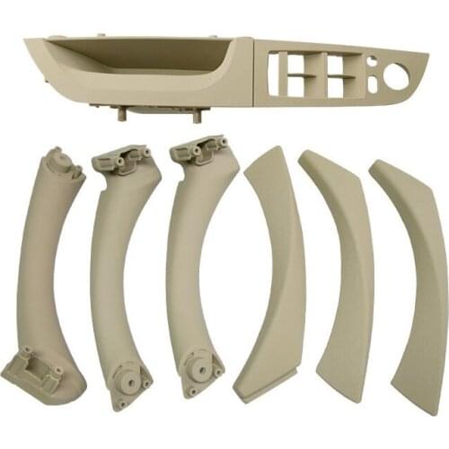 LHD Inner Door Handle Panel Kit Sedan Pull Trim Cover Car Accessories For-BMW E90 E91 3 Series 2005-2012