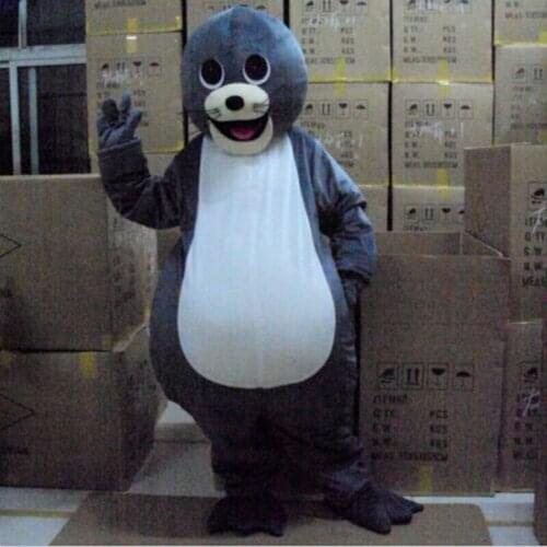 Sea Lions Mascot Costume Suit Cosplay Party Game Dress Outfit Halloween Adult Factory Wholesale + Free Postage