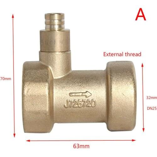 Brass Exhaust Valve Check Valve Supplement Valve for Water Pump Pressure Tank DN25