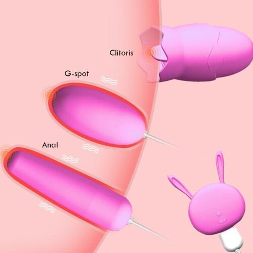 Tongue Licking Vibrators Mini Bullet Vibrator G-spot Clitoris Stimulator Vagina Massage Vibrating Egg Pussy Licking Toy Bdsm