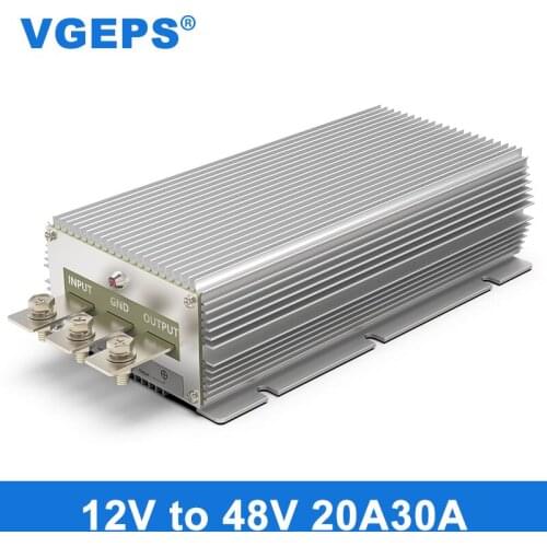 12V to 48V DC power converter 12V to 48V boost power module car power waterproof regulator