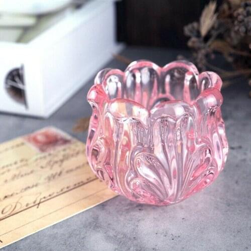 DIY Crystal Drop Mold Crystal Candlestick Ashtray Silicone Mold For Handmade Craft Crystal Mirror Resin Epoxy Casting Supplies