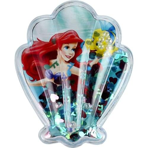 Plastic Material Antistatic Kids Comb Fabric For Hair Portable Comb Hair Accessories Rainbow Mermaid For Girls Hair Products