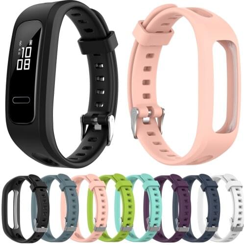 Silicone Wrist Strap For Huawei Honor Band 4 Running Version Replacement Wristband Bracelet For Huawei Band 3e