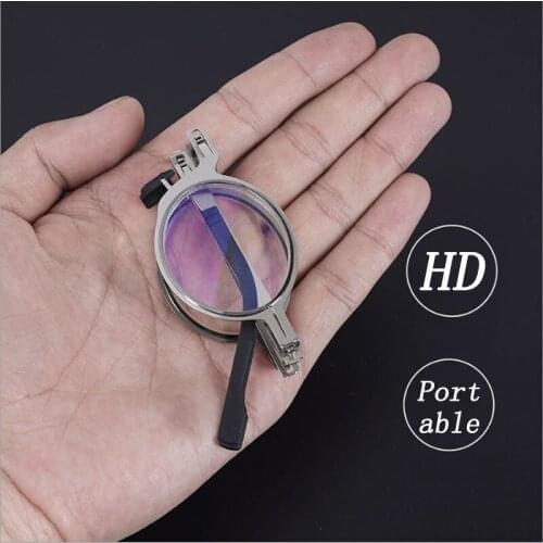 2021 Folding Reading Glasses Blocking Blue light Glasses Reader Foldable Ultra Thin Paper Glasses Metal Eyeglasses for Men Women