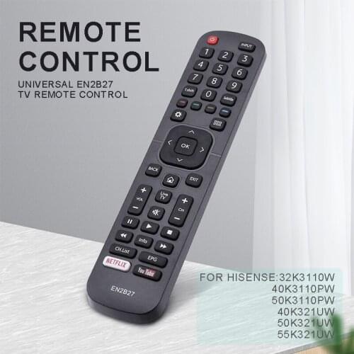 New Arrival EN2B27 TV Smart Remote Control Fit for Hisense 32K3110W 40K3110PW 50K3110PW 40K321UW 50K321UW 55K321UW Model Series