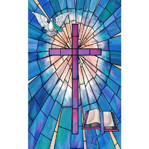 Brand new 5D DIY AB Diamond Painting Cross Bible Square Round Diamond Embroidery Wall Painting Decoration Home Furnishing