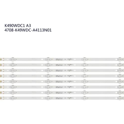 LED Backlight strip 4 lamp for P hilips K490WDC1 49U5070 4708-K49WDC-A4113N01 4708-K49WDC-A3113N01 A2213N01 49PUF6032/T3
