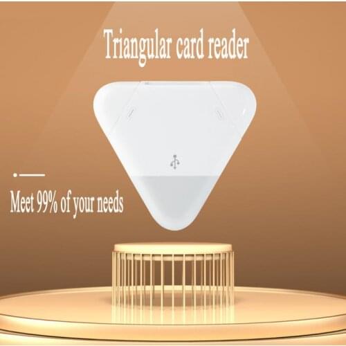 Triangle SD TF five-in-one card reader for Apple Type-c mobile phone computer tablet OTG card reader