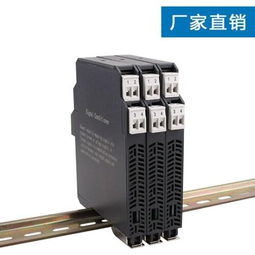Ultrathin Signal Isolator 4-20mA 0-10V Signal Isolation Transmitter Transfer and Distribution Module