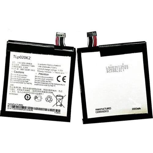 High quality Replacement Battery 2000mAh For Alcatel One Touch Idol 3(4.7) 6039 6039H 6039Y 6039K 6039 TLP020K2/020kj batteries