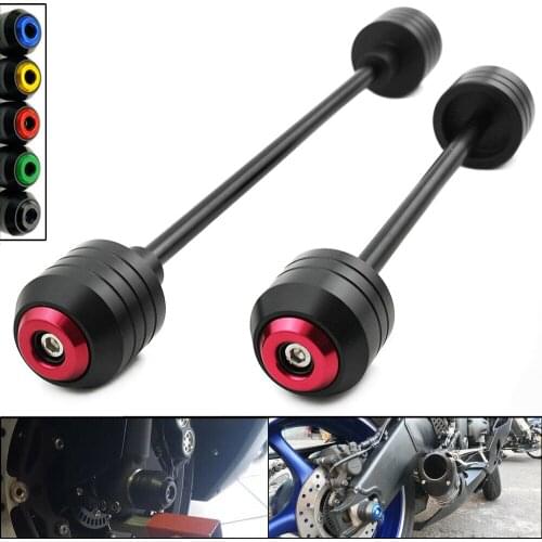 For DUCATI PANIGALE 899 959 Monster 696 797 2014-2020 Front Rear Fork Axle Wheel Slider Crash Protector 2019 2018 2017 2016 2015