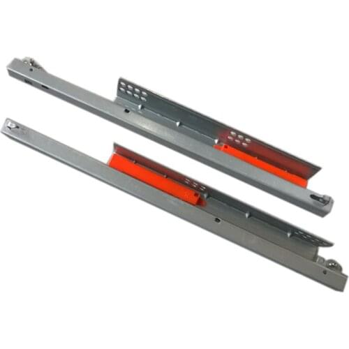 1Pair Rebound Press To Release Push Open Under Mount Drawer Slide Rail Runner DTC Brand 25KG