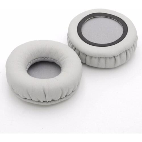 1 Pair Gray Replacement Ear Pads Pillow Earpads Foam Cushion Cover Repair Parts for Monster N-Tune Ntune HD Headphone Headset