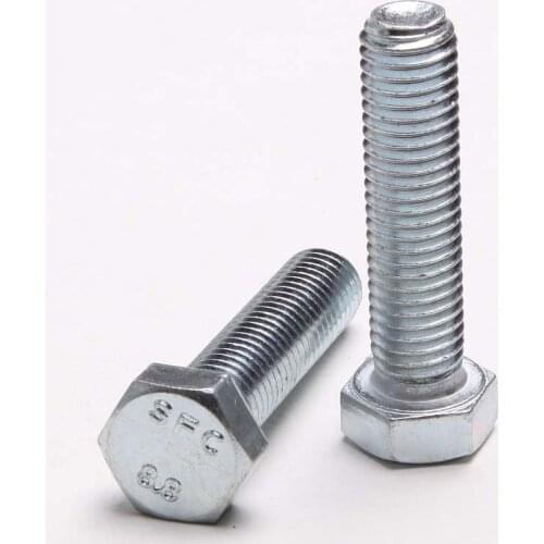 10PCS 0104 8.8 Special High-Strength Galvanized Hex Bolts Hex Bolts Hex Screws M4*6