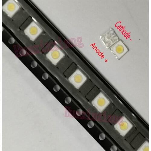 100PCS/Lot SMD LED 3535 3V 1W 3537 100LM Cold white For TV Backlight