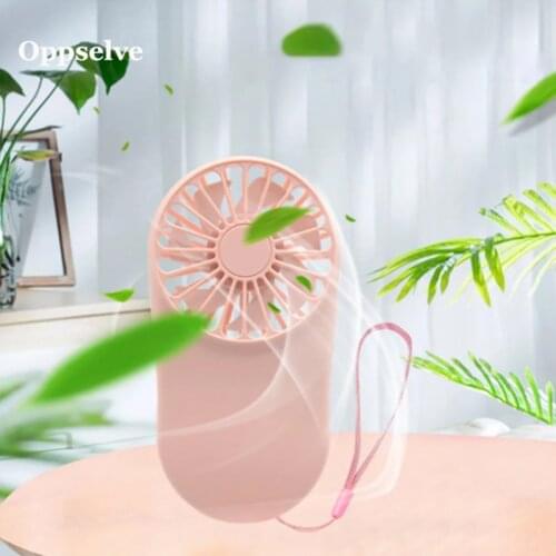 Oppselve New Pattern Pocket Small Fans USB Chargeable Mini-Hold Fans Outdoors Bring Portable Mini Fan Air Cooler Ventilador