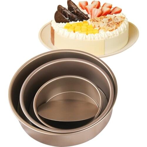 6/8/10Inch Carbon Steel Round Mousse Cake Mold Non-Stick Cheesecake Baking Mould With Removable Bottom Bakeware For Kitchen Tool