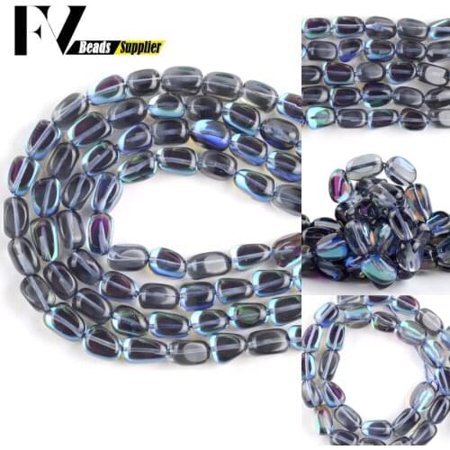 9*13mm Natural Gray Irregular Austrian Crystal Beads For Jewelry Making Shiny Loose Spacer Beads Diy Bracelet Necklace Earrings