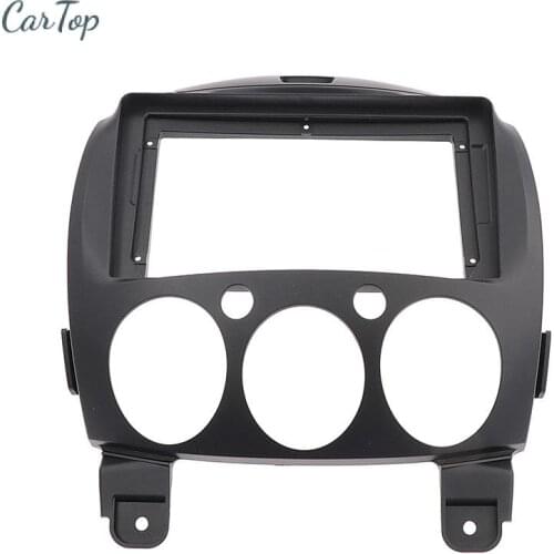 9 Inch For MAZDA 2 2010 Car Auto Radio Multimedia Fascia Plastic Dash Panel Dashboard ABS plastic Installation