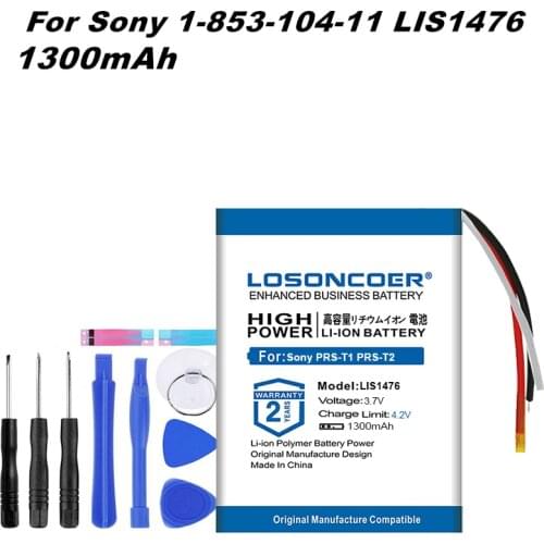1300mAh Good Quality Battery for SONY 1-853-104-11 LIS1476 LIS1476MHPPC(SY6) PRS-T1 PRS-T2 PRS-T3 PRS-T3E PRS-T3S Battery