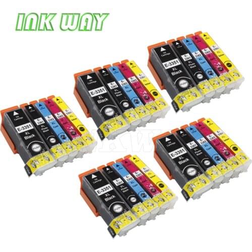 INK WAY 25 PACK Replacement ink 33 T3351-T3364 for xp-630 xp-640 xp-530 xp-540 xp-645 xp-900 etc