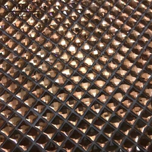 10x10mm beveled glass mirror mosaic tiles