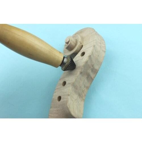 Violin maker tools, rotary file of the pegs hole for violin, viola, cello