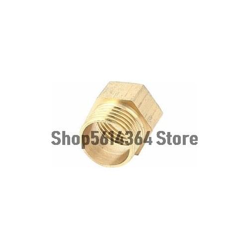 Brass Hex 1/2BSP Male to Female Thread Pipe Fitting Connector