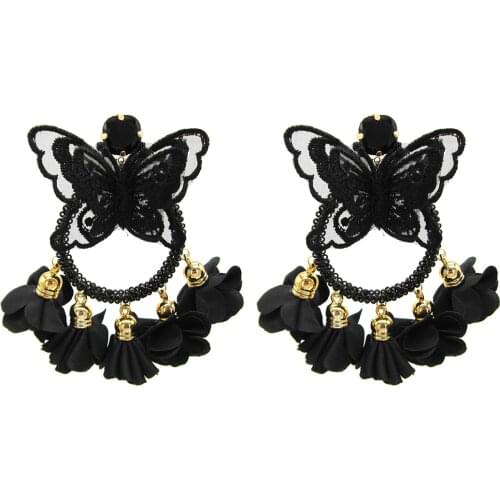 Trendy Pendant Earrings for Women Wedding Earrings Drop Retro Earring Tassel Earring 2021 Fashion Girl Gift Flower Earrings