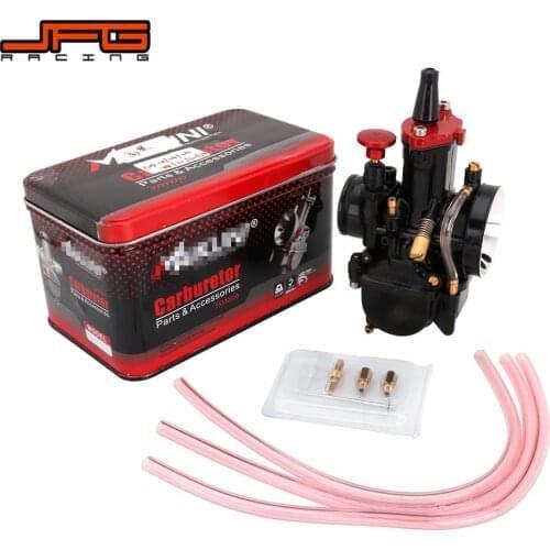 Motorcycle PWK 21 24 26 28 30 32 34MM Universal For Mikuni Maikuni PWK Carburetor Parts Scooters With Power Jet Motorcycle ATV